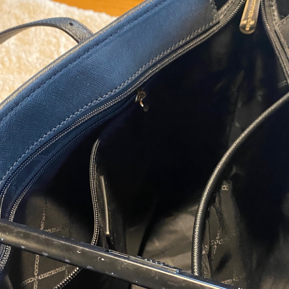 Michael Kors Black Tote with Gold Details - Picture 5 of 11
